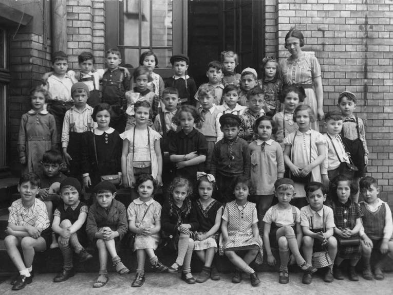 Jüdische Schulklasse in Breslau, 1938